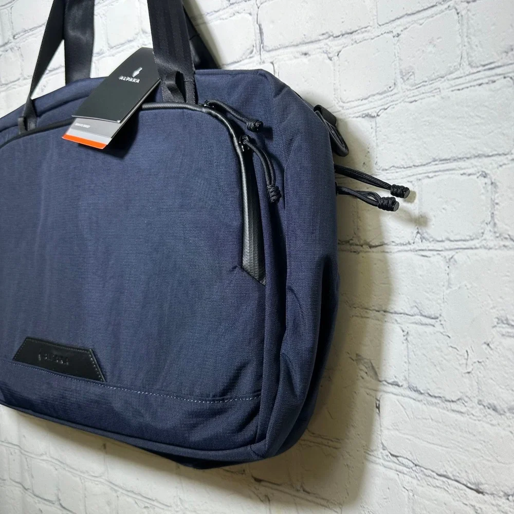 Alpaka Bravo Brief Moonlight Blue Axoflux 400D Laptop Bag AA010820624 NWT